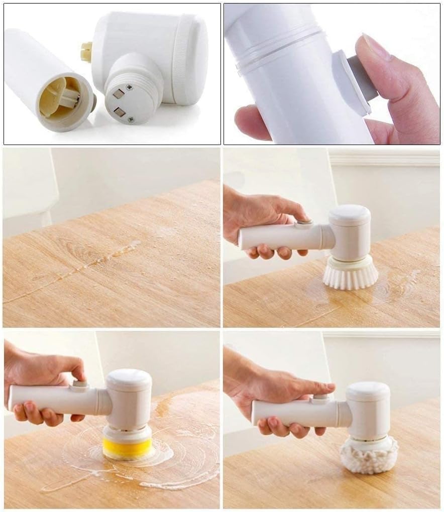 Multi-Functional Electric Cleaning Brush | فرشاة تنظيف كهربائية متعددة الوظائف