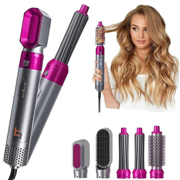 Hot Hair Brush 5 in 1 | فرشاة الشعر الساخنة 5 في 1