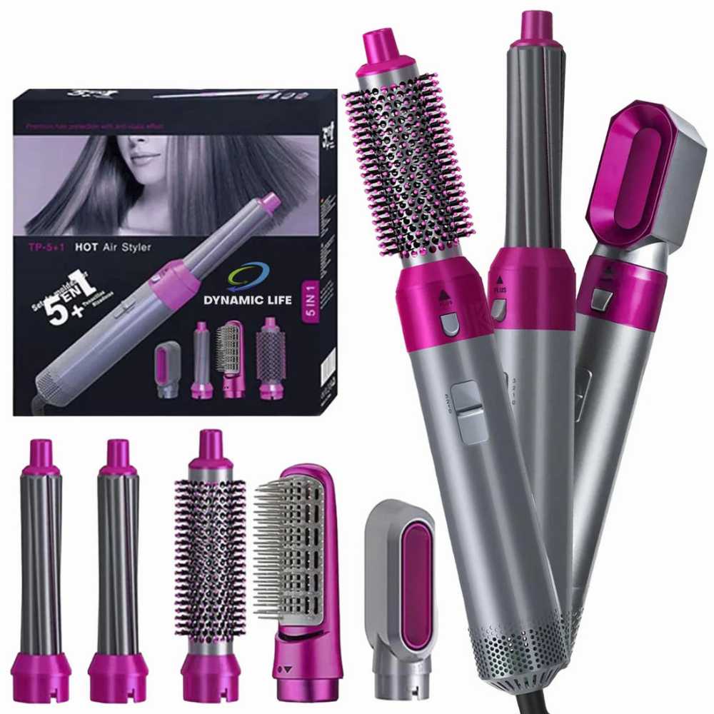 Hot Hair Brush 5 in 1 | فرشاة الشعر الساخنة 5 في 1